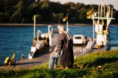 Abends am Rhein