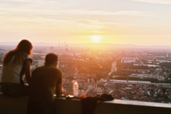 Sonnenuntergang auf dem Turmberg