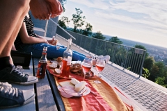 Sonnenuntergang auf dem Turmberg