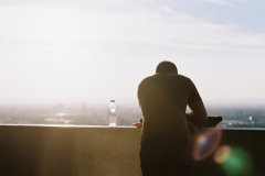 Sonnenuntergang auf dem Turmberg