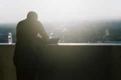 Sonnenuntergang auf dem Turmberg