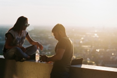 Sonnenuntergang auf dem Turmberg
