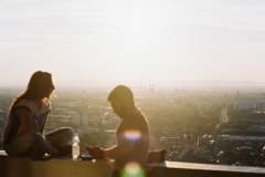 Sonnenuntergang auf dem Turmberg