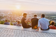 Sonnenuntergang auf dem Turmberg