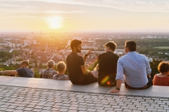 Sonnenuntergang auf dem Turmberg