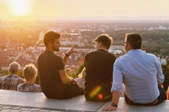 Sonnenuntergang auf dem Turmberg