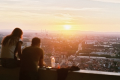 Sonnenuntergang auf dem Turmberg