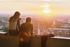 Sonnenuntergang auf dem Turmberg