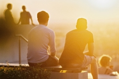 Sonnenuntergang auf dem Turmberg