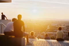 Sonnenuntergang auf dem Turmberg