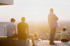 Sonnenuntergang auf dem Turmberg
