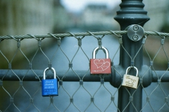 Liebesschlösser über der Alb