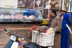 Einkaufen für den Kochkurs im Markt der Mellah